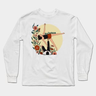 Balancing Body and Mind Long Sleeve T-Shirt